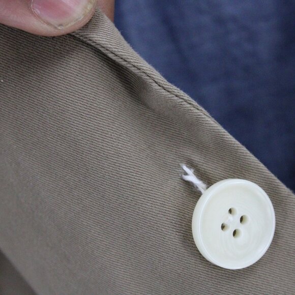 H&M Blazer Jacket Mens Brown Two Button Front Slim Fit Casual Lined Size 38R - Picture 8 of 12